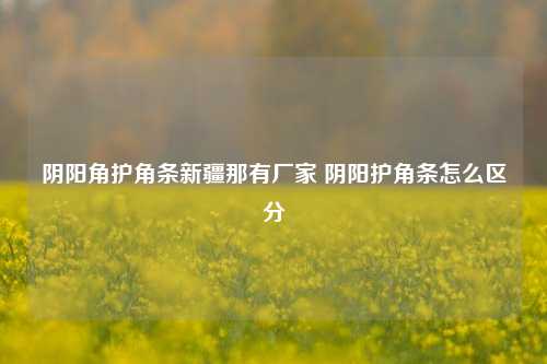 阴阳角护角条新疆那有厂家 阴阳护角条怎么区分