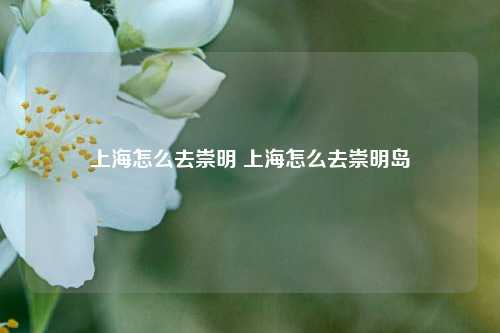 上海怎么去崇明 上海怎么去崇明岛